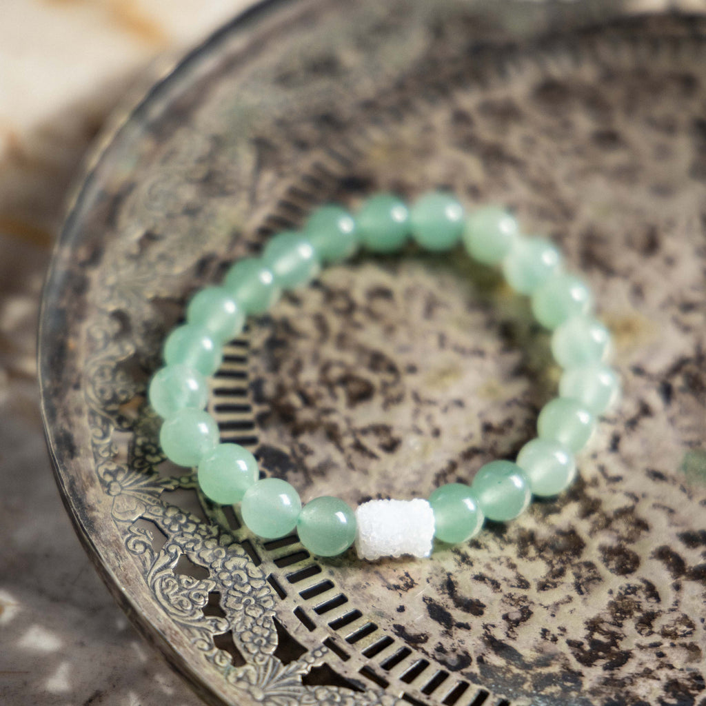Green Aventurine Crystal Bead Bracelet