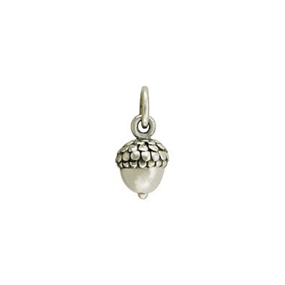 Acorn Charm in Sterling Silver
