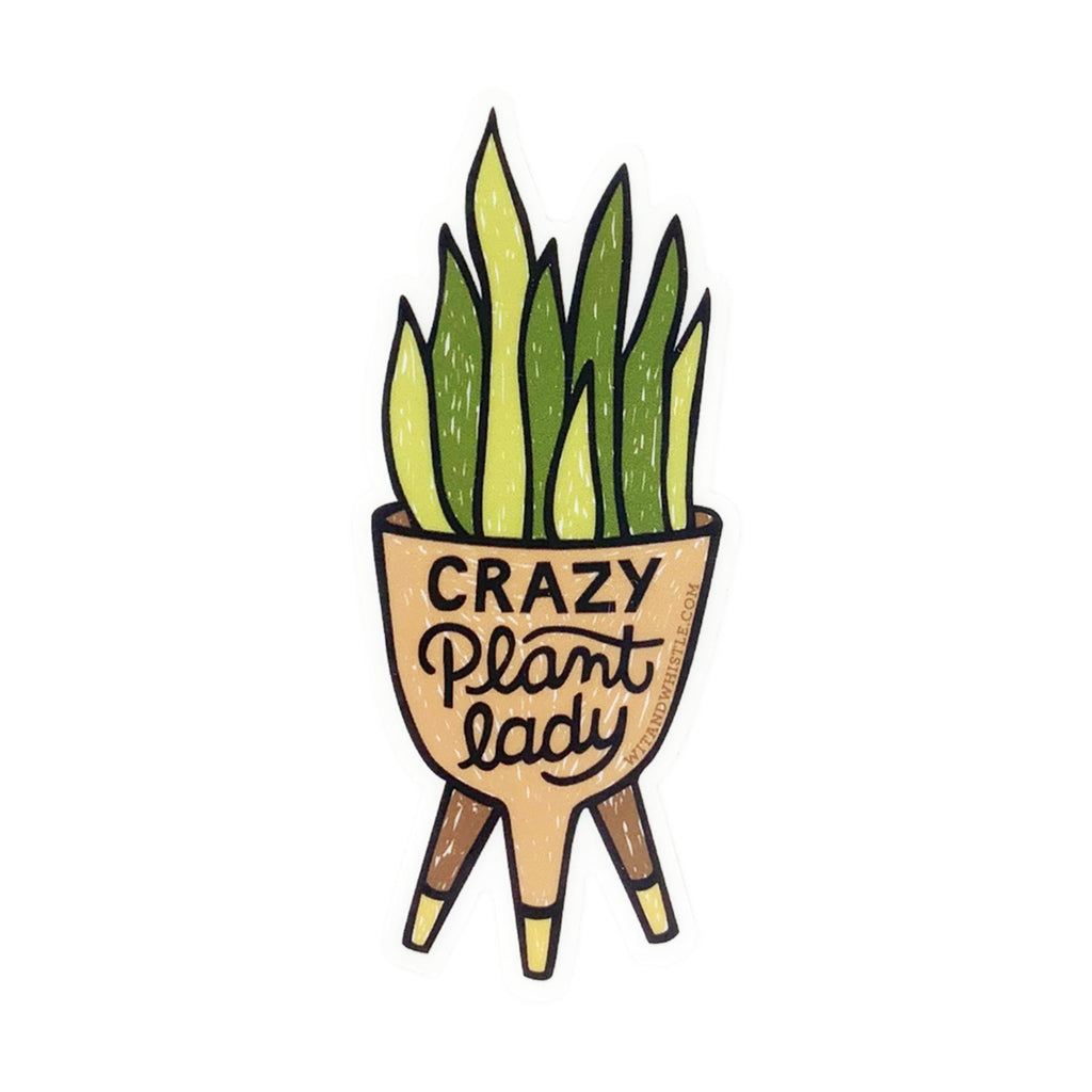 Crazy Plant Lady Sticker