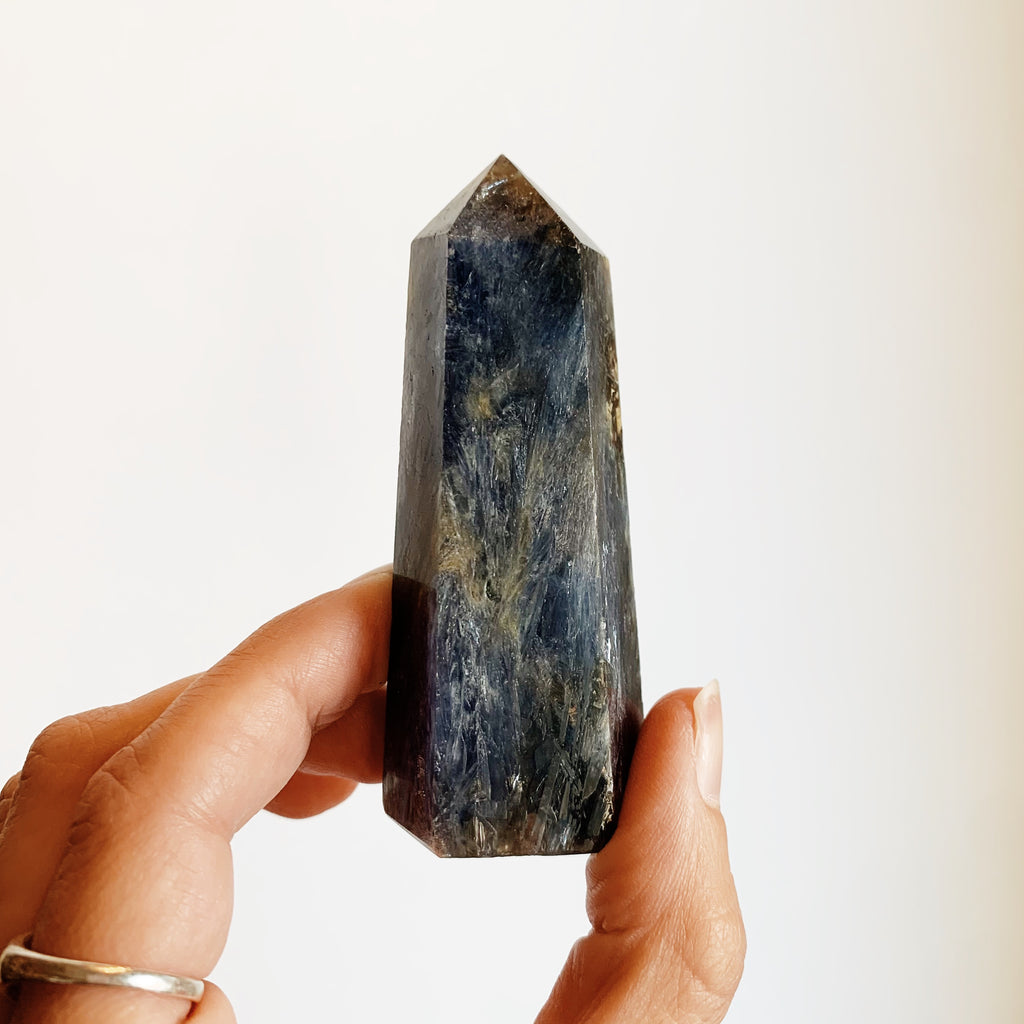 Blue Kyanite tower