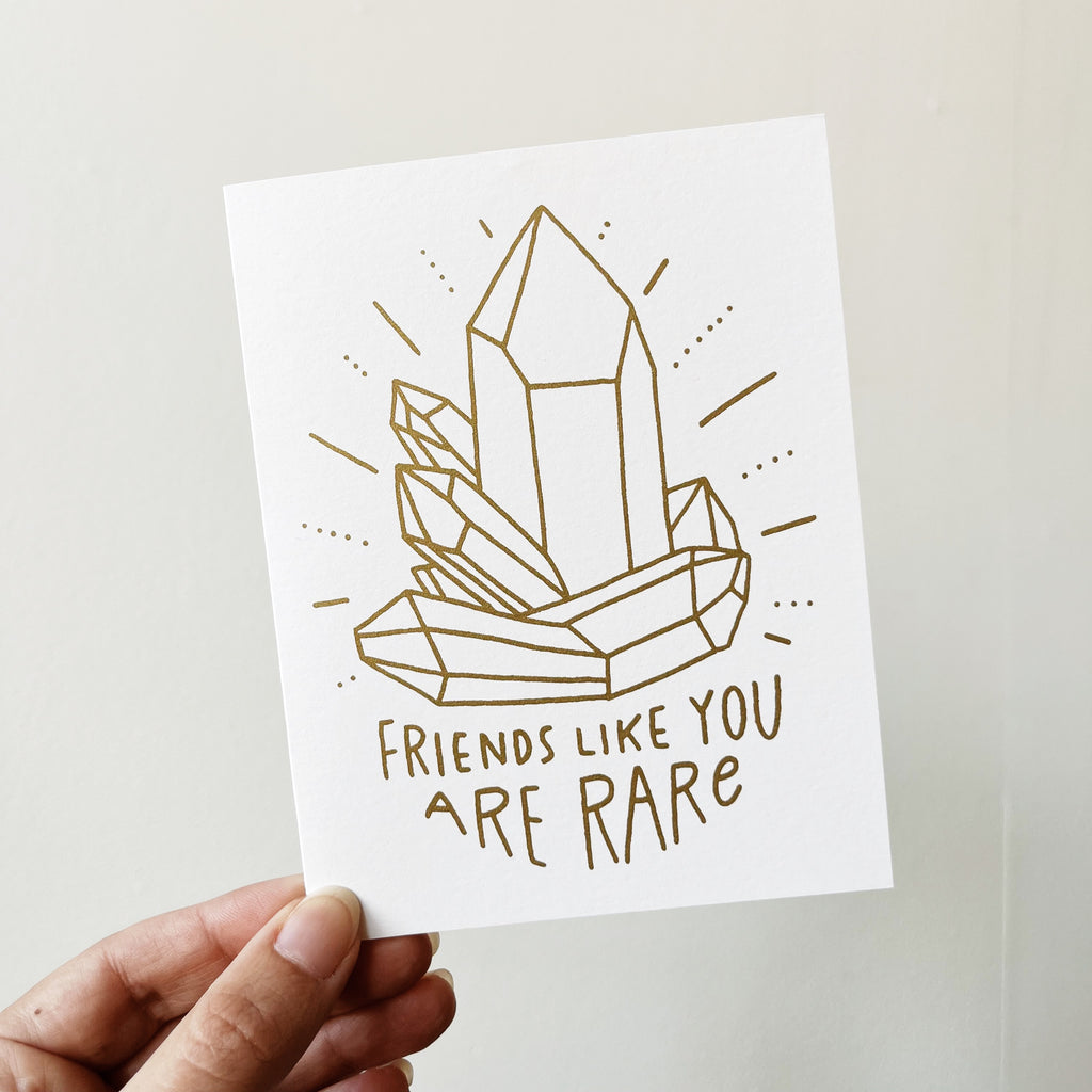 Crystal Friends Greeting Card