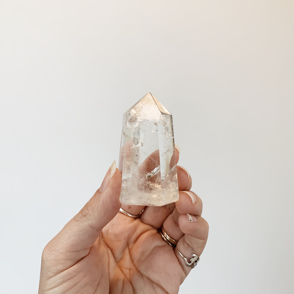 Clear Quartz tower