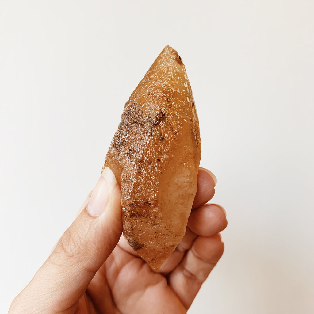 Honey Calcite point