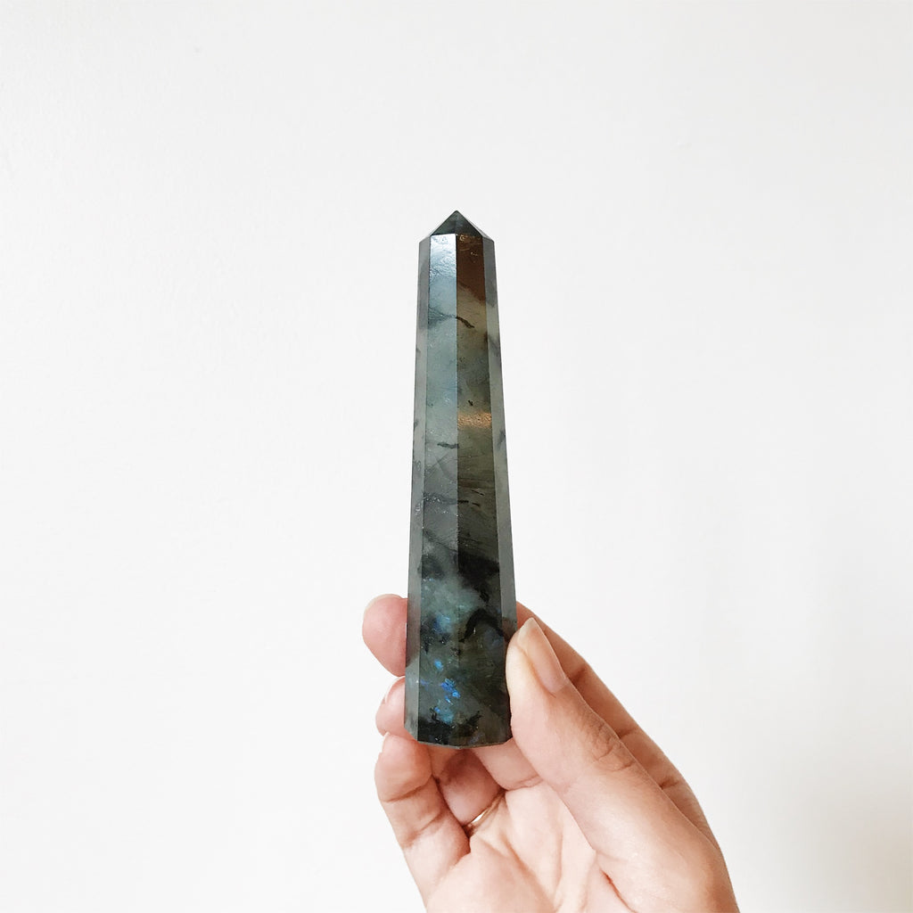 Labradorite tower