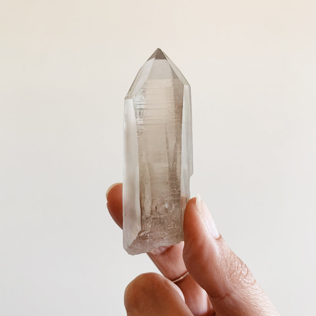 Smoky Lemurian Quartz point