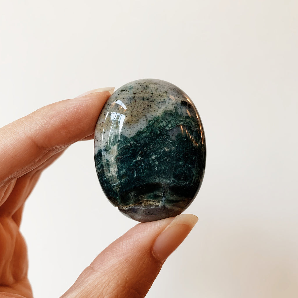 Ocean Jasper palm stone