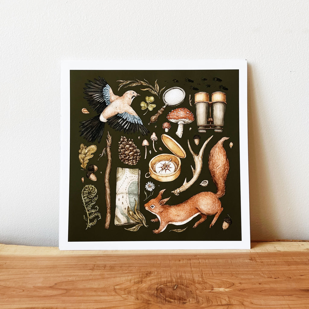 A Walk In The Woods Art Print