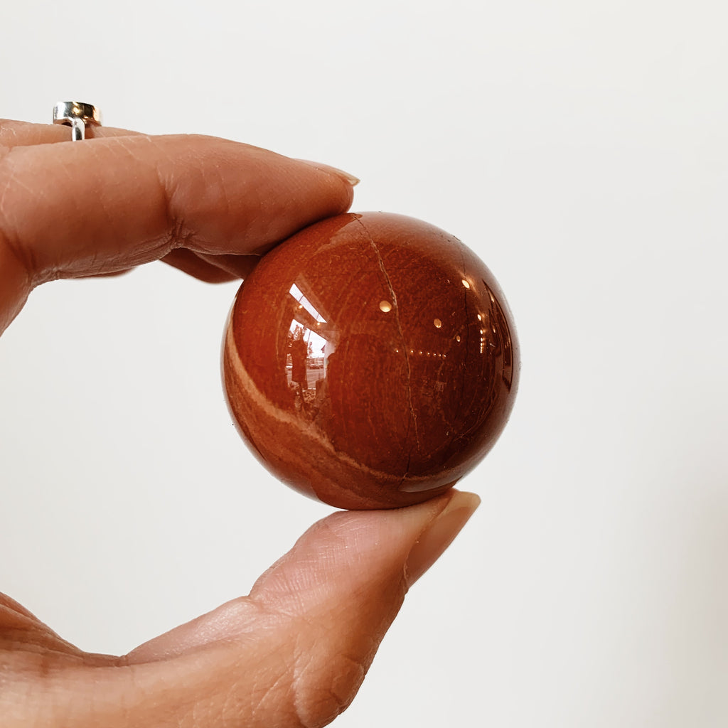 Red Jasper Sphere