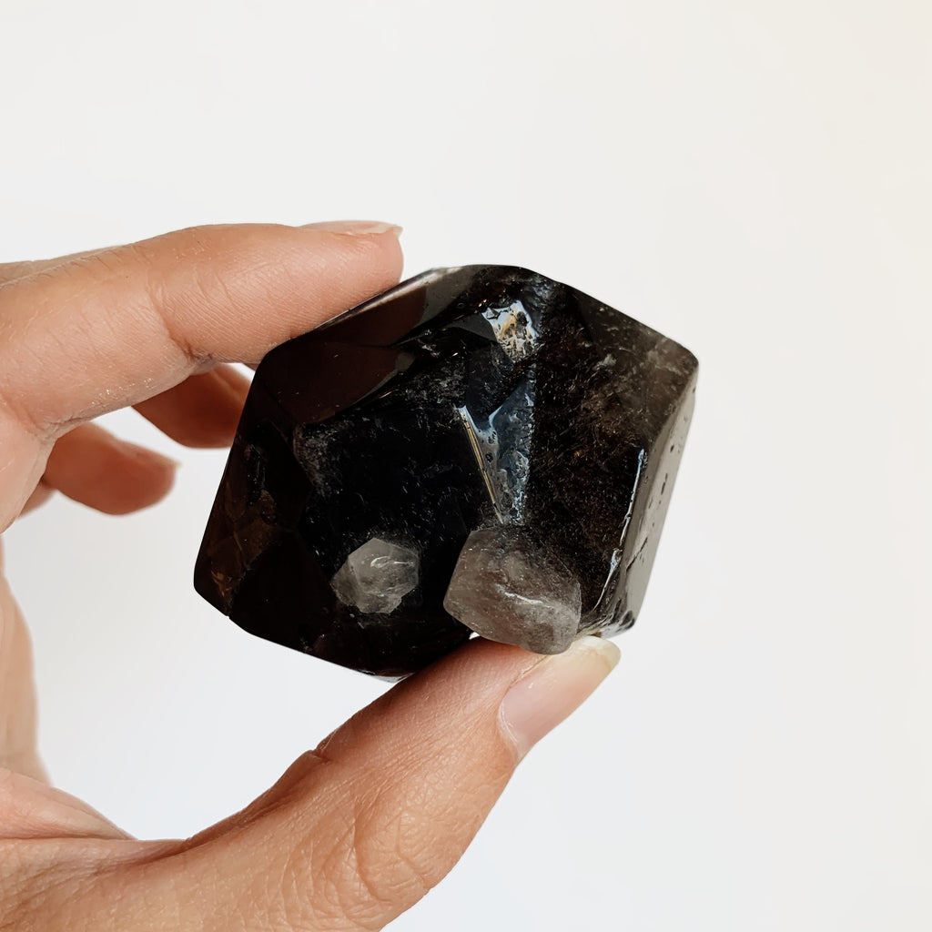 Double Terminated Smoky Quartz point