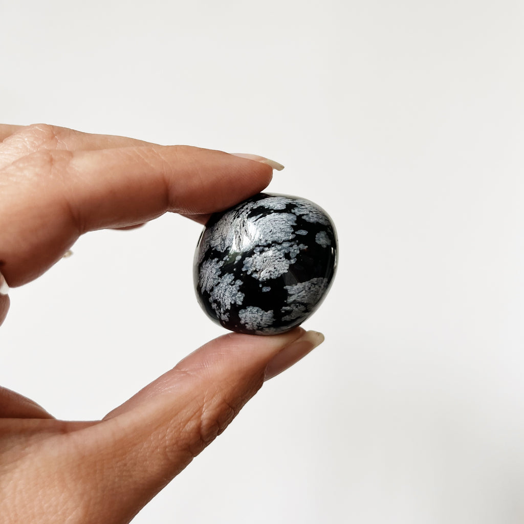 Snowflake Obsidian Tumble