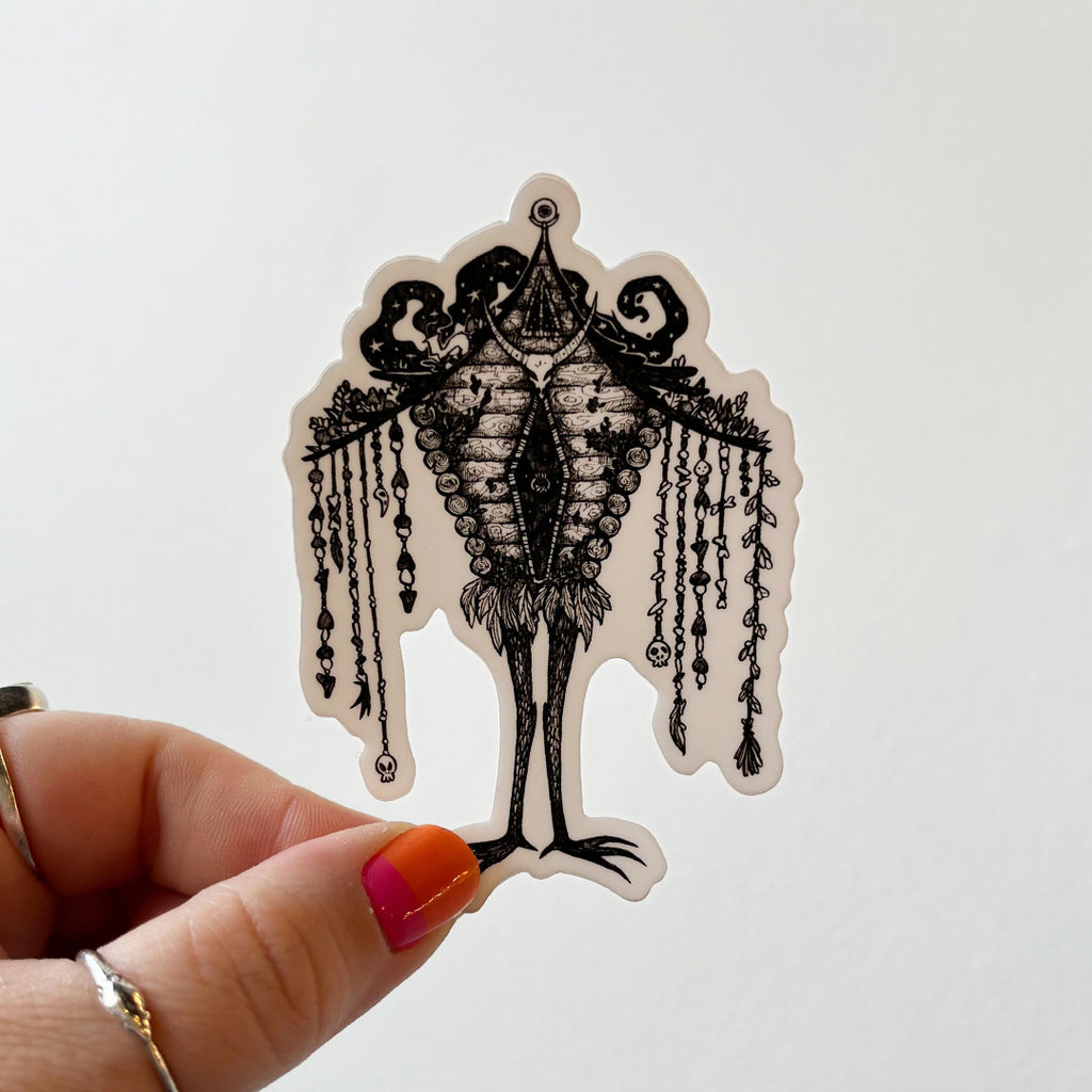 Baba Yaga’s house sticker