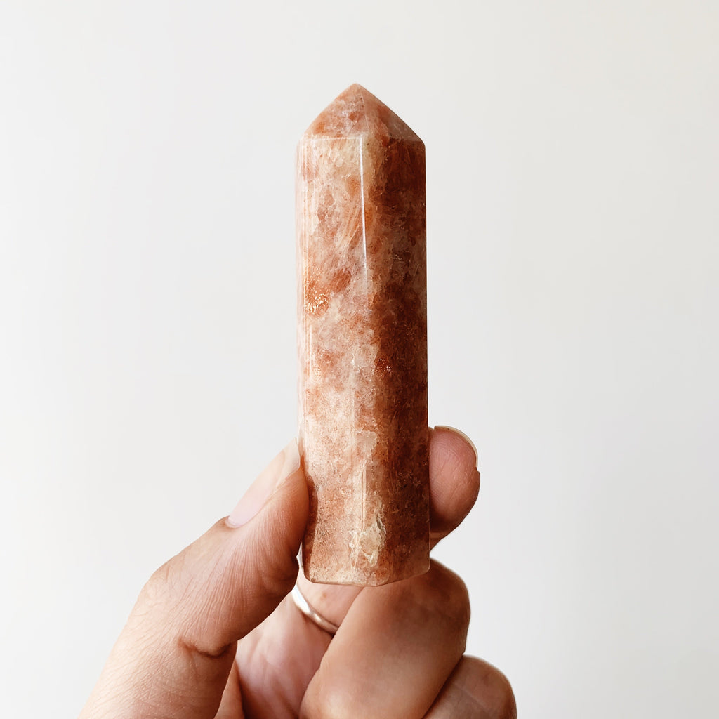 Polished Sunstone tower