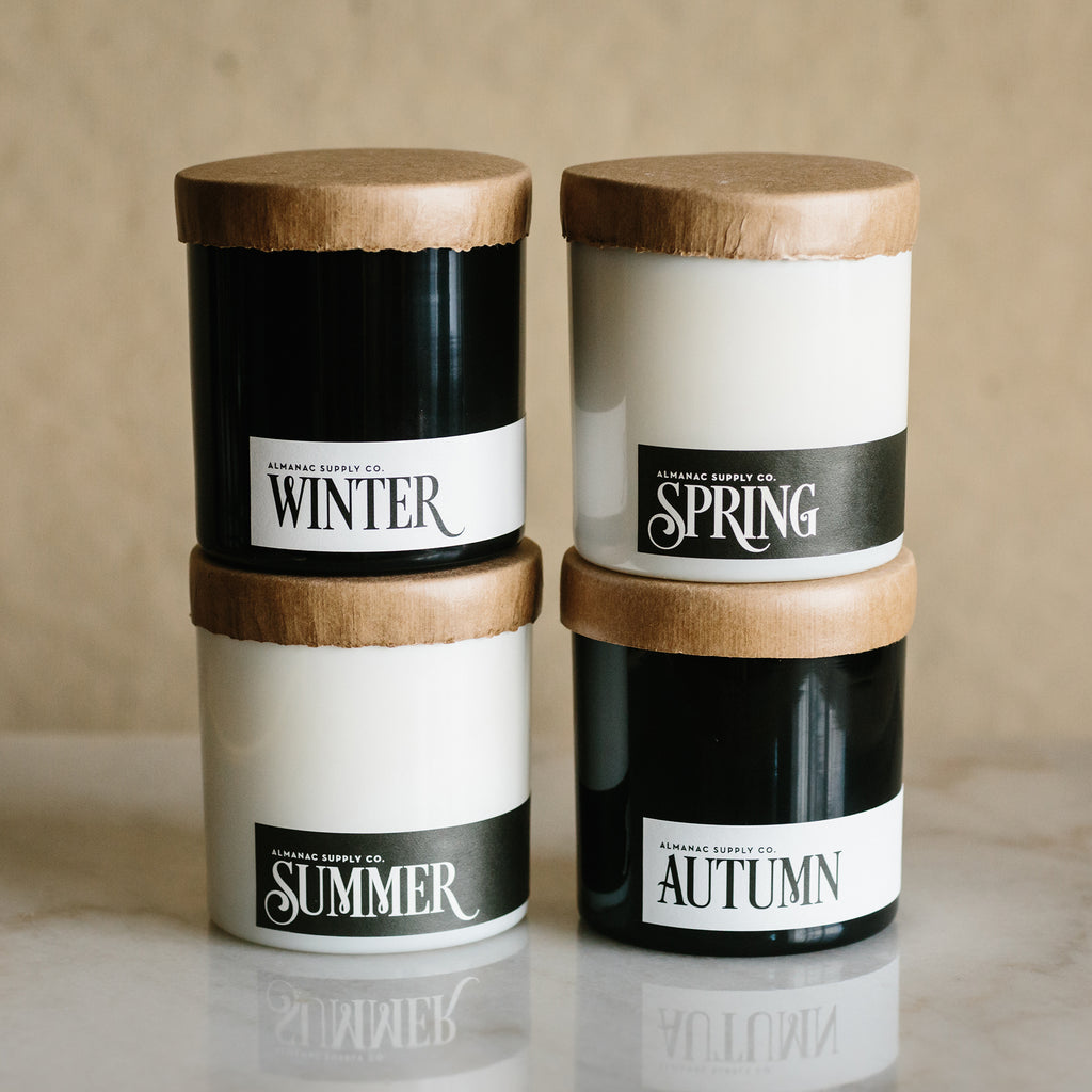 10z seasonal candle jars