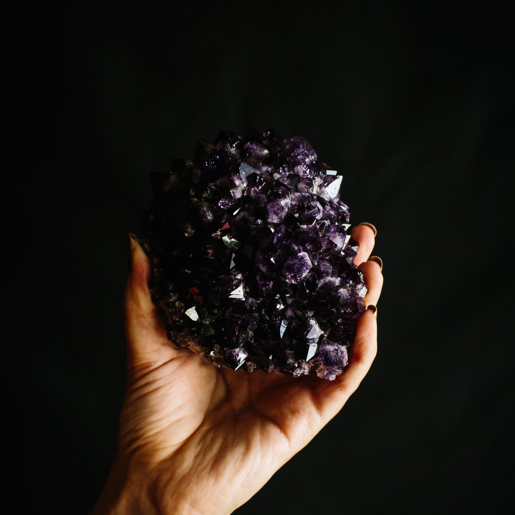 Large Grape Jelly Amethyst rosette